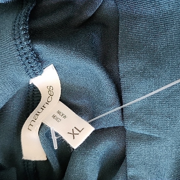 Maurices solid mock neck mini dress in Dark Spruce NWT - Picture 8 of 9